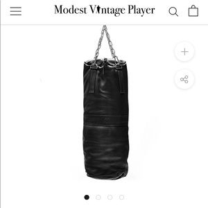 MVP Black leather 3 ft boxing punching bag